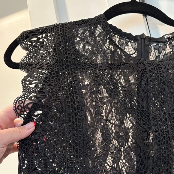 Zara Black Lace Blouse - Picture 4 of 8